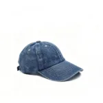 Vintage Solid Denim Baseball Cap Unisex Minimalist Sun Protection Hat | Pinknino